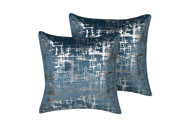 Pynteputer Gardenia sett av 2 Blå/Sølv, Blå/Sølv