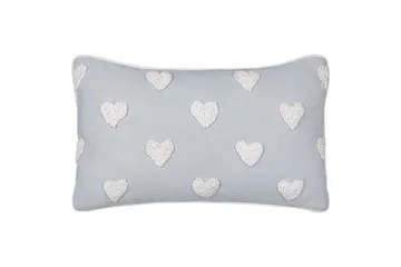 Pynteputer Gazania sett av 2 Grå/hvit, Rektangulær - Grå/hvit, Rektangulær - Hagemøbler & utemiljø - Puter - Hageputer