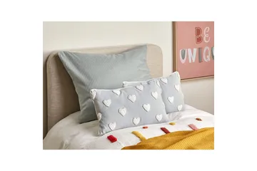 Pynteputer Gazania sett av 2 Grå/hvit, Rektangulær - Grå/hvit, Rektangulær - Hagemøbler & utemiljø - Puter - Hageputer