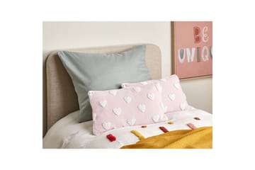Pynteputer Gazania sett av 2 Rosa/Hvit, Rektangulær - Rosa/Hvit, Rektangulær - Hagemøbler & utemiljø - Puter - Hageputer