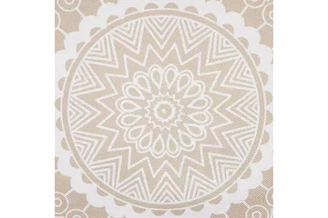 Pynteputer Geranium sett av 2 Beige/hvit - Beige/hvit - Hagemøbler & utemiljø - Puter - Hageputer