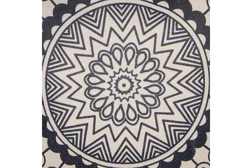 Pynteputer Geranium sett av 2 Beige/svart - Beige/svart - Hagemøbler & utemiljø - Puter - Hageputer