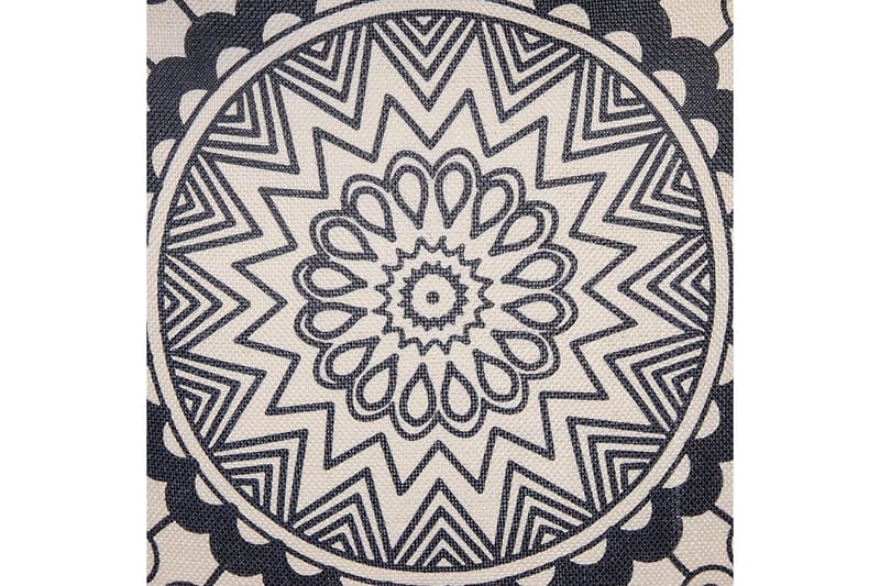 Pynteputer Geranium sett av 2 Beige/svart - Beige/svart - Hagemøbler & utemiljø - Puter - Hageputer