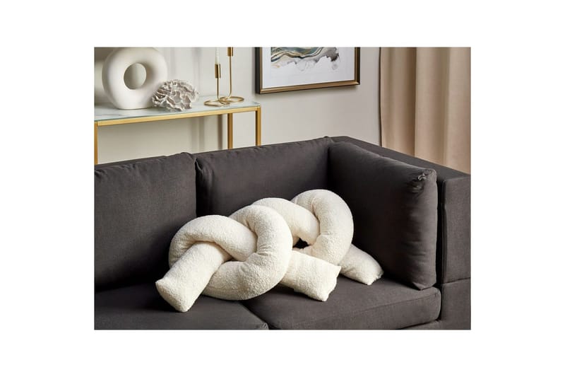 Pynteputer Gladiolus sett á 2 Hvit - Hvit - Hagemøbler & utemiljø - Puter - Hageputer