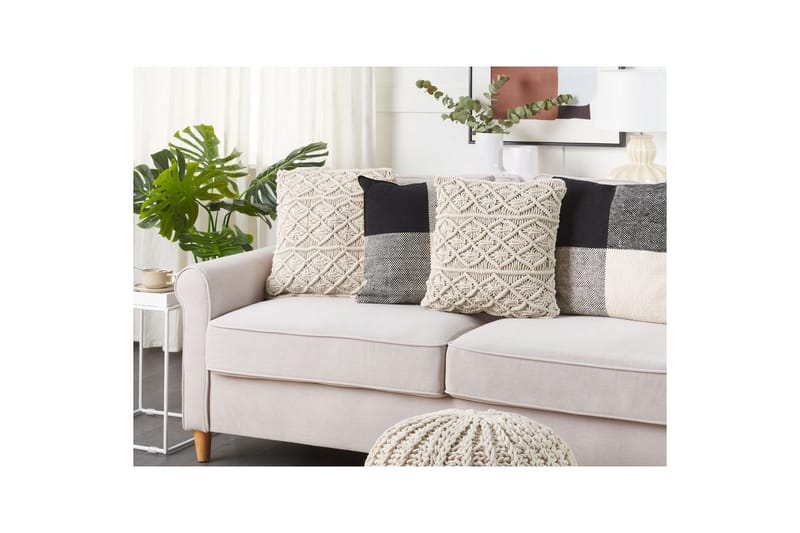 Pynteputer Goreme sett med 2 Beige - Beige - Hagemøbler & utemiljø - Puter - Hageputer