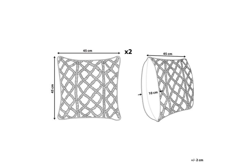 Pynteputer Goreme sett med 2 Blå - Blå - Hagemøbler & utemiljø - Puter - Hageputer