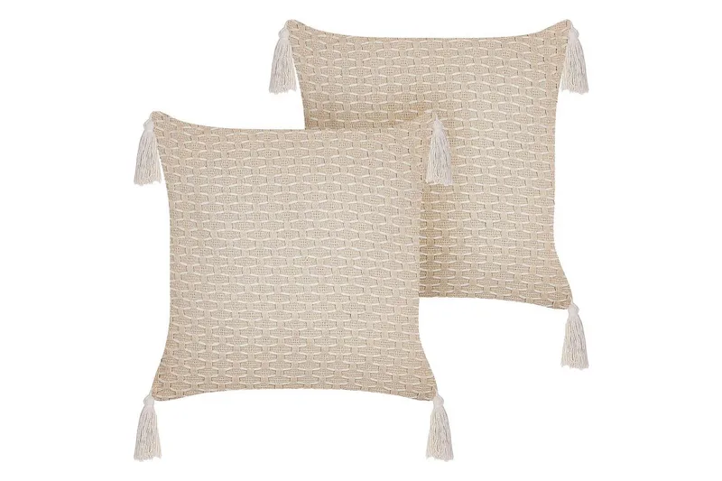 Pynteputer Hakone sett med 2 Beige, Firkantet, Beige, Firkantet