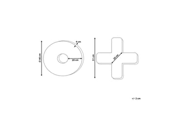Pynteputer Hesperis sett med 2 Beige - Beige - Hagemøbler & utemiljø - Puter - Hageputer