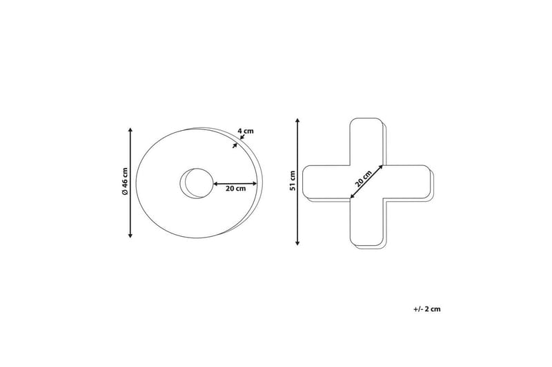 Pynteputer Hesperis sett med 2 Beige - Beige - Hagemøbler & utemiljø - Puter - Hageputer