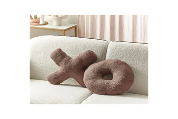 Pynteputer Hesperis sett med 2 Brun - Brun - Hagemøbler & utemiljø - Puter - Hageputer