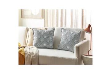 Pynteputer Hoya sett à 2 Grå/Sølv - Grå/Sølv - Hagemøbler & utemiljø - Puter - Hageputer