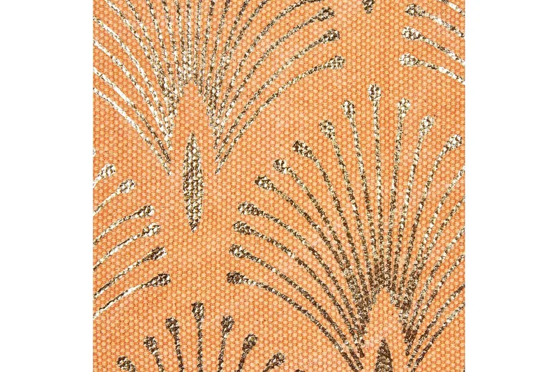 Pynteputer Hoya sett à 2 Oransje/gull - Oransje/gull - Hagemøbler & utemiljø - Puter - Hageputer