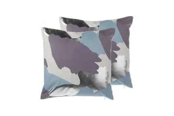 Pynteputer Ixia sett med 2 Flerfarget/lilla/hvit/sølv/blå - Flerfarget/lilla/hvit/sølv/blå - Hagemøbler & utemiljø - Puter - Hageputer