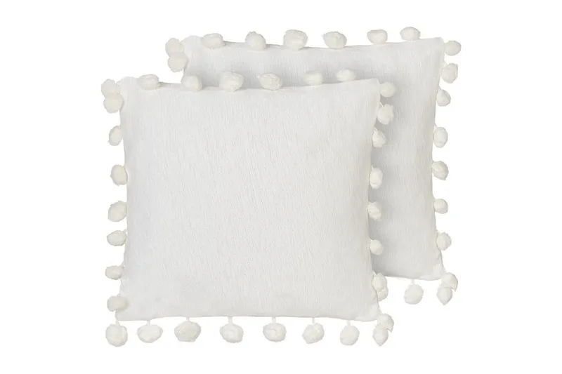 Pynteputer Jasmine sett à 2 Hvit, Hvit