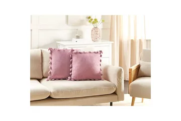 Pynteputer Jasmine sett à 2 Rosa - Rosa - Hagemøbler & utemiljø - Puter - Hageputer