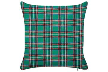 Pynteputer Joycandy sett av 2 Grønn/rød/svart/hvit, Firkantet - Grønn/rød/svart/hvit, Firkantet - Hagemøbler & utemiljø - Puter - Hageputer