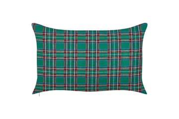 Pynteputer Joycandy sett av 2 Grønn/rød/svart/hvit, Rektangulær - Grønn/rød/svart/hvit, Rektangulær - Hagemøbler & utemiljø - Puter - Hageputer