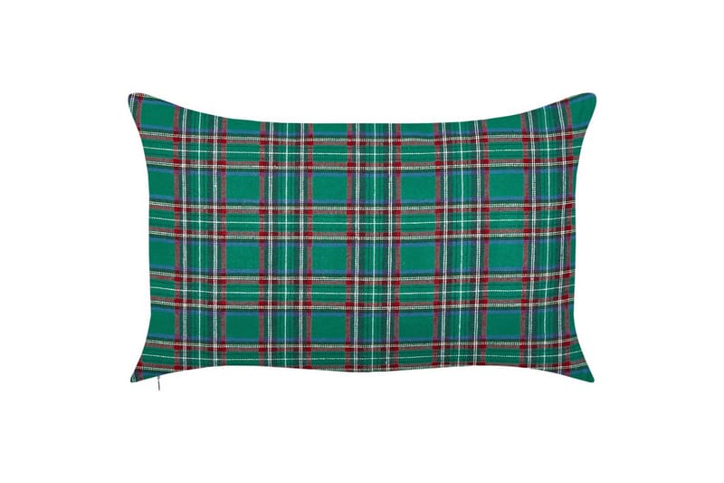 Pynteputer Joycandy sett av 2 Grønn/rød/svart/hvit, Rektangulær - Grønn/rød/svart/hvit, Rektangulær - Hagemøbler & utemiljø - Puter - Hageputer