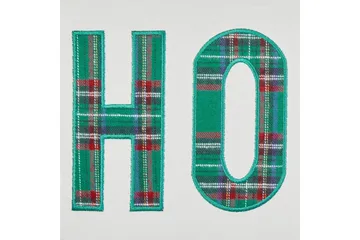 Pynteputer Joycandy sett av 2 Hvit/Rød/Grønn, Firkantet - Hvit/Rød/Grønn, Firkantet - Hagemøbler & utemiljø - Puter - Hageputer