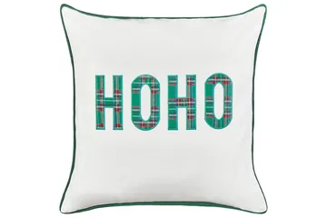 Pynteputer Joycandy sett av 2 Hvit/Rød/Grønn, Firkantet - Hvit/Rød/Grønn, Firkantet - Hagemøbler & utemiljø - Puter - Hageputer