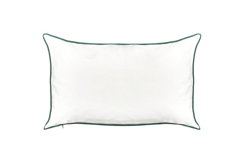 Pynteputer Joycandy sett av 2 Hvit/Rød/Grønn, Rektangulær - Hvit/Rød/Grønn, Rektangulær - Hagemøbler & utemiljø - Puter - Hageputer