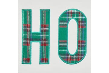 Pynteputer Joycandy sett av 2 Hvit/Rød/Grønn, Rektangulær - Hvit/Rød/Grønn, Rektangulær - Hagemøbler & utemiljø - Puter - Hageputer