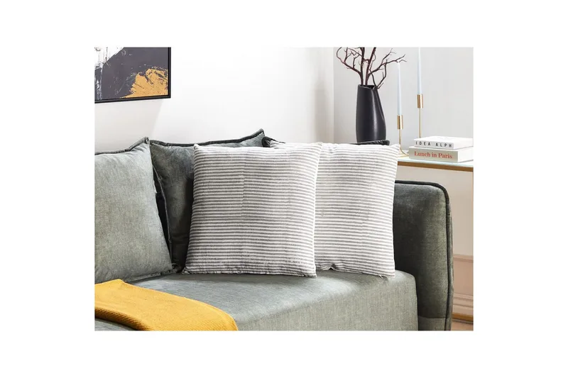 Pynteputer Kanpas sett med 2 - Hagemøbler & utemiljø - Puter - Hageputer