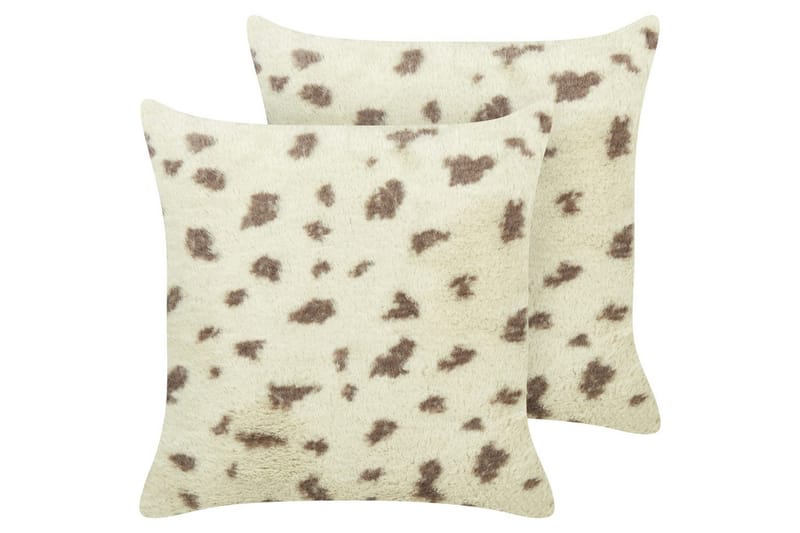 Pynteputer Kasra sett av 2 Beige - Beige - Hagemøbler & utemiljø - Puter - Hageputer ute