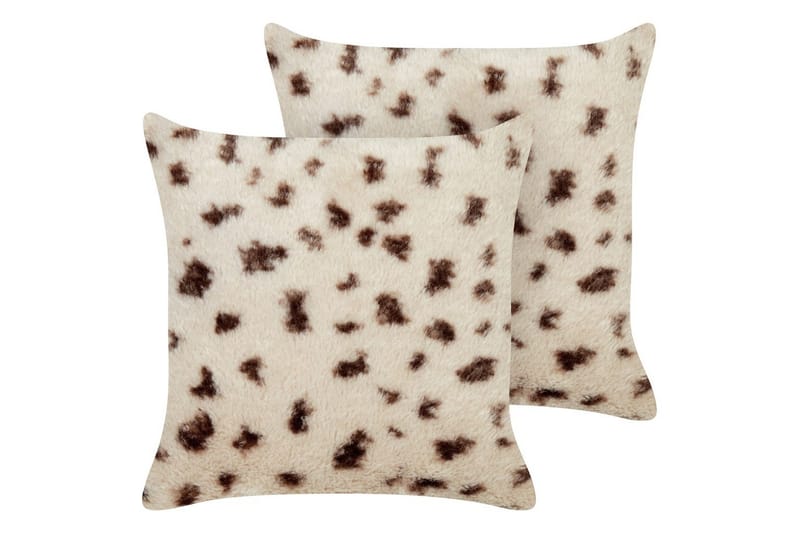 Pynteputer Kasra sett av 2 Lys beige - Lys beige - Hagemøbler & utemiljø - Puter - Hageputer ute