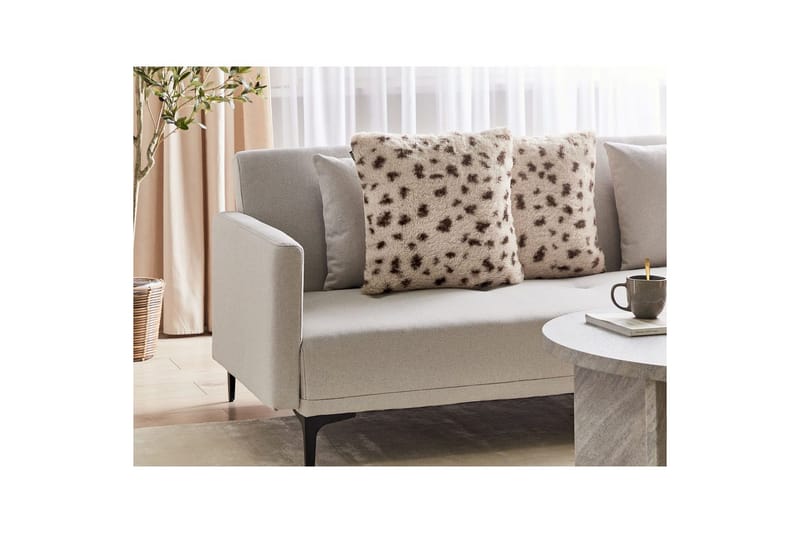 Pynteputer Kasra sett av 2 Lys beige - Lys beige - Tekstiler & tepper - Pute & putetrekk - Pynteputer