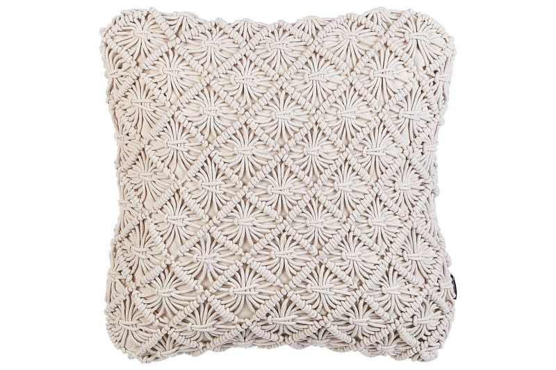 Pynteputer Kizkalesi sett av 2 Beige - Beige - Hagemøbler & utemiljø - Puter - Sofaputer & benkeputer
