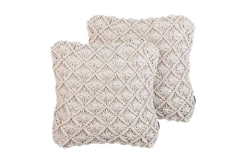 Pynteputer Kizkalesi sett av 2 Beige, Beige