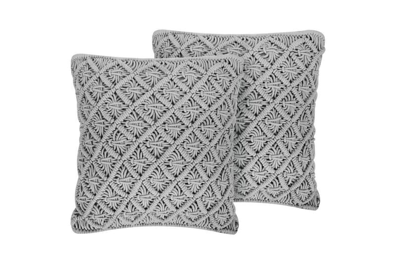 Pynteputer Kizkalesi sett av 2 Grå, Grå