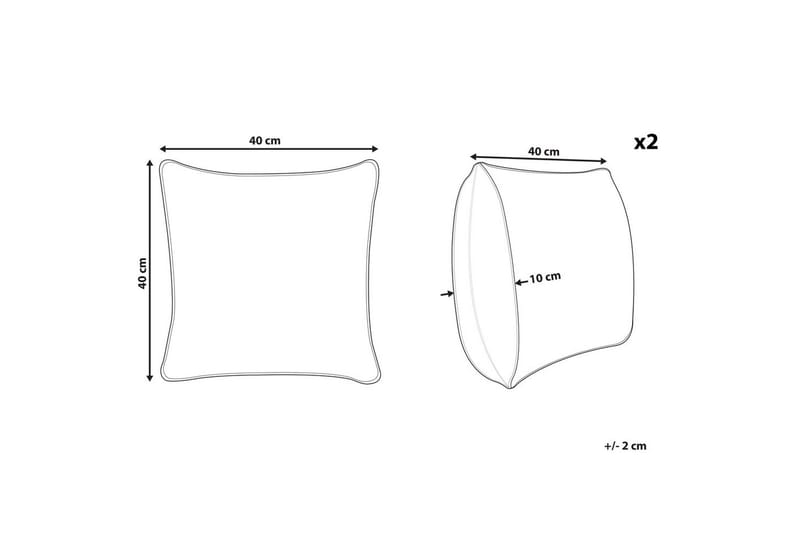Pynteputer Lalam sett med 2 - Tekstiler & tepper - Pute & putetrekk - Pynteputer