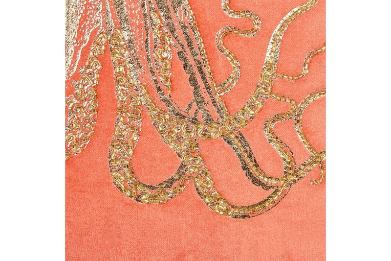 Pynteputer Laminaria sett med 2 Rødt/gull - Rødt/gull - Hagemøbler & utemiljø - Puter - Hageputer