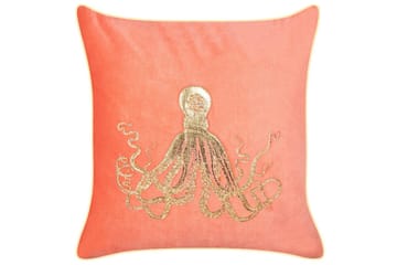 Pynteputer Laminaria sett med 2 Rødt/gull - Rødt/gull - Hagemøbler & utemiljø - Puter - Hageputer