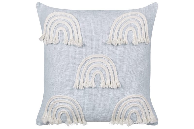 Pynteputer Leea sett med 2 Blå/Hvit - Blå/Hvit - Hagemøbler & utemiljø - Puter - Hageputer