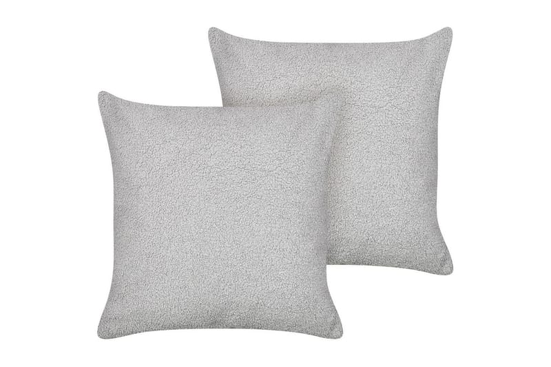 Pynteputer Leuzea sett med 2 Grå, 45x45 cm - Grå, 45x45 cm - Hagemøbler & utemiljø - Puter - Hageputer