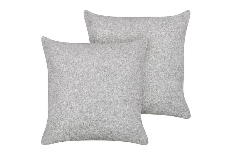 Pynteputer Leuzea sett med 2 Grå, 60x60 cm - Grå, 60x60 cm - Hagemøbler & utemiljø - Puter - Hageputer