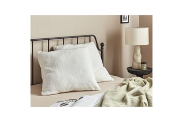Pynteputer Leuzea sett med 2 Hvit, 60x60 cm - Hvit, 60x60 cm - Hagemøbler & utemiljø - Puter - Hageputer