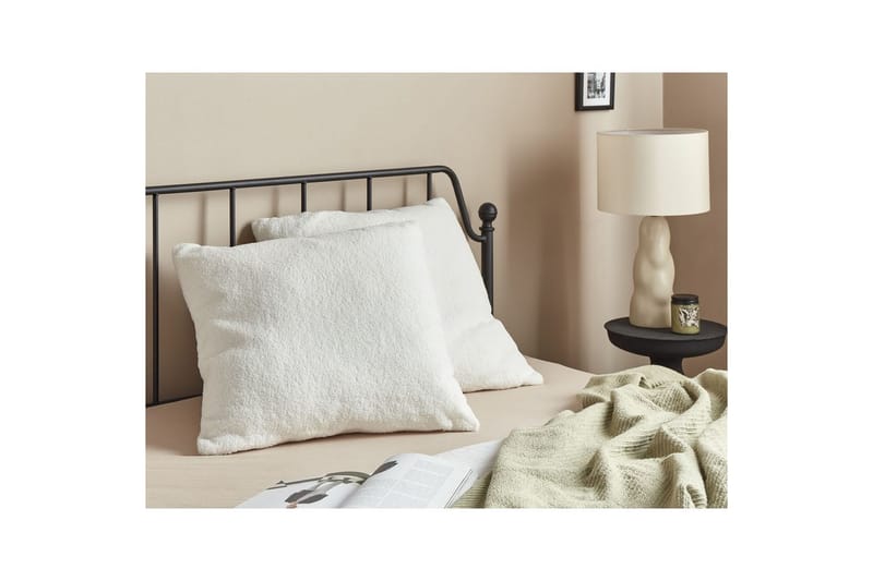 Pynteputer Leuzea sett med 2 Hvit, 60x60 cm - Hvit, 60x60 cm - Hagemøbler & utemiljø - Puter - Hageputer