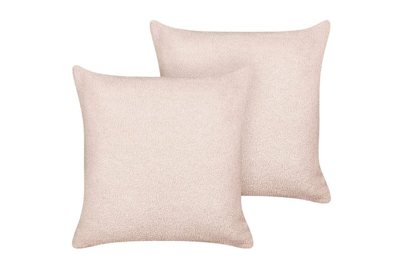 Pynteputer Leuzea sett med 2 Rosa, 45x45 cm, Rosa, 45x45 cm