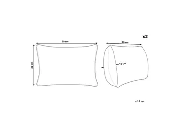 Pynteputer Lithops sett av 2 - Hagemøbler & utemiljø - Puter - Hageputer
