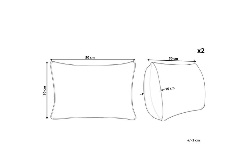 Pynteputer Lithops sett av 2 - Hagemøbler & utemiljø - Puter - Hageputer