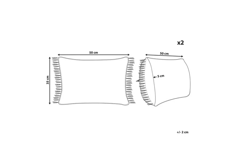 Pynteputer Maba sett med 2 Blå - Blå - Hagemøbler & utemiljø - Puter - Hageputer