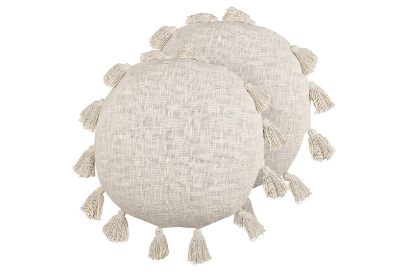 Pynteputer Madia sett med 2 Beige - Beige - Hagemøbler & utemiljø - Puter - Hageputer