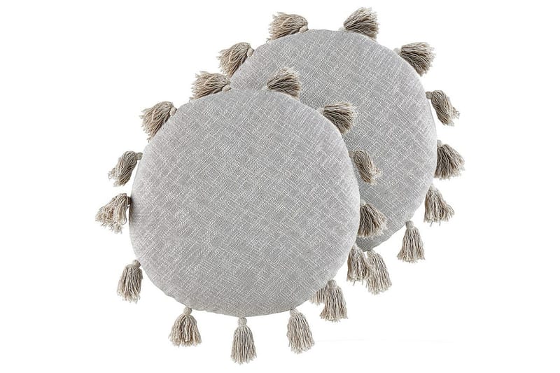 Pynteputer Madia sett med 2 Grå, Grå