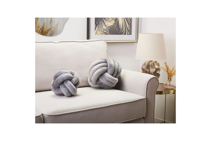 Pynteputer Malni Grå, 20x20x20 cm - Grå, 20x20x20 cm - Tekstiler & tepper - Pute & putetrekk - Pynteputer