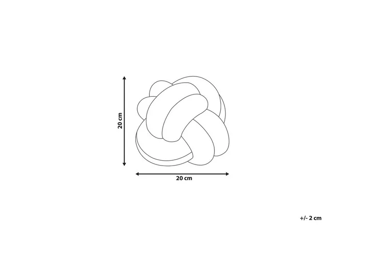 Pynteputer Malni Svart, 20x20x20 cm - Svart, 20x20x20 cm - Tekstiler & tepper - Pute & putetrekk - Pynteputer