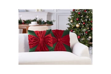 Pynteputer Marshmallow sett av 2 Grønn/rød - Grønn/rød - Hagemøbler & utemiljø - Puter - Hageputer